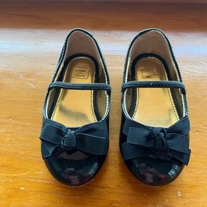 Janie And Jack Black Patent leather Mary Jane Shoes